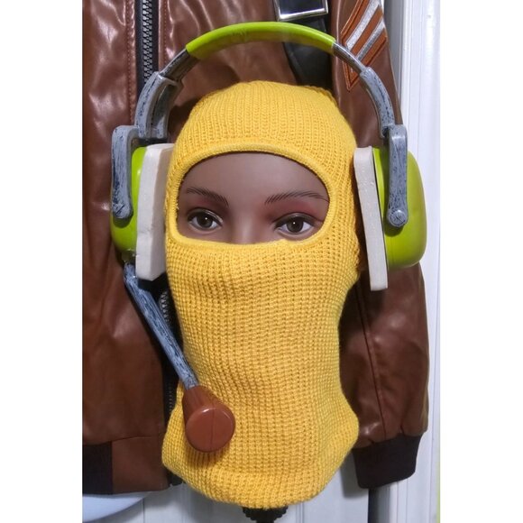 Fortnite Raptor Adult Costume Jacket Belt Gloves Headset Belt Sprit Halloween - Picture 3 of 9